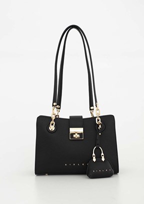 SİSLEY Siyah Kadın Kol Çantası