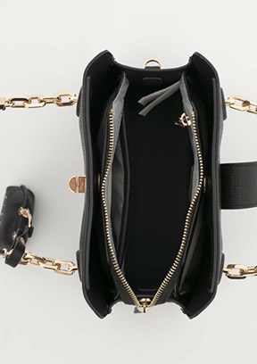 SİSLEY Siyah Kadın Kol Çantası