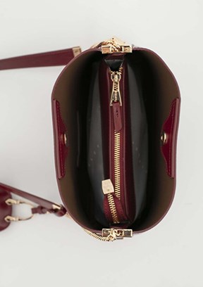 SİSLEY Bordo Kadın Kol Çantası