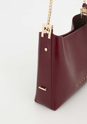 SİSLEY Bordo Kadın Kol Çantası