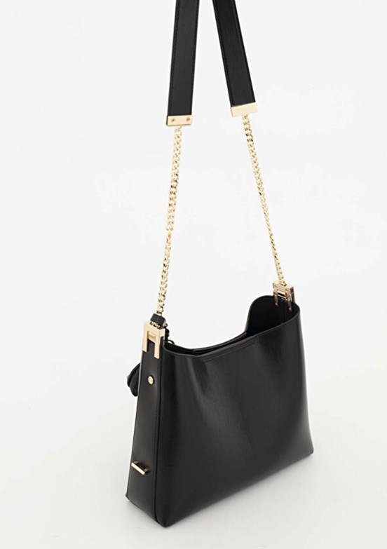 SİSLEY Siyah Kadın Kol Çantası