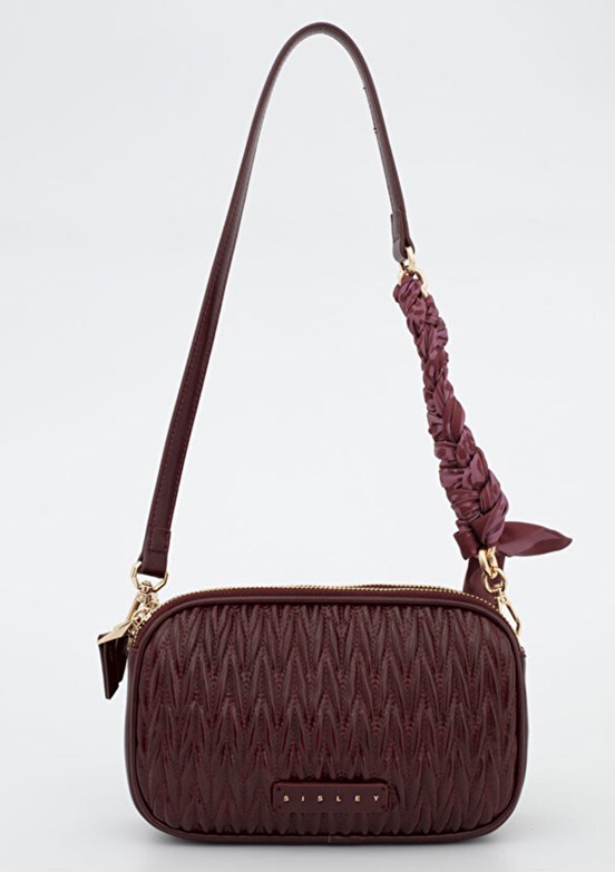 SİSLEY Bordo Kadın Kol Çantası
