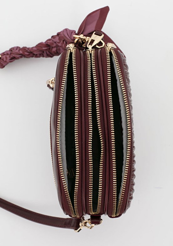 SİSLEY Bordo Kadın Kol Çantası