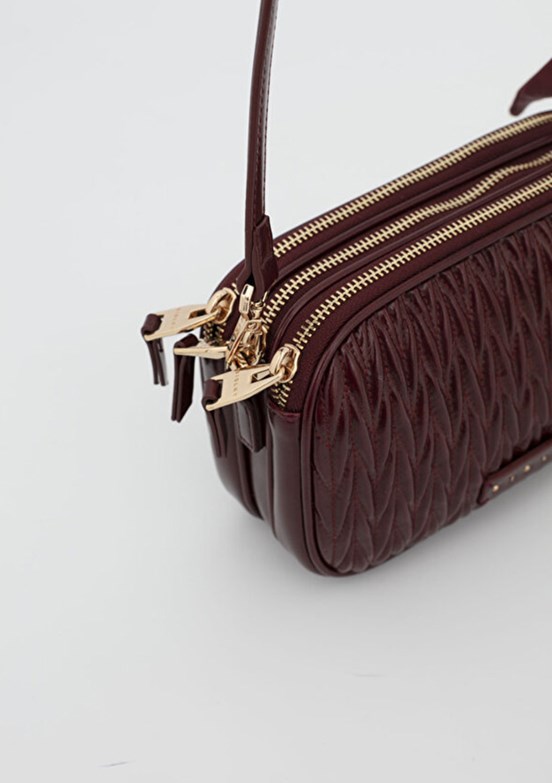 SİSLEY Bordo Kadın Kol Çantası