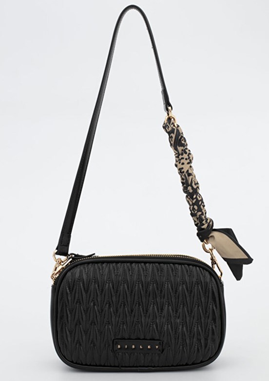 SİSLEY Siyah Kadın Kol Çantası