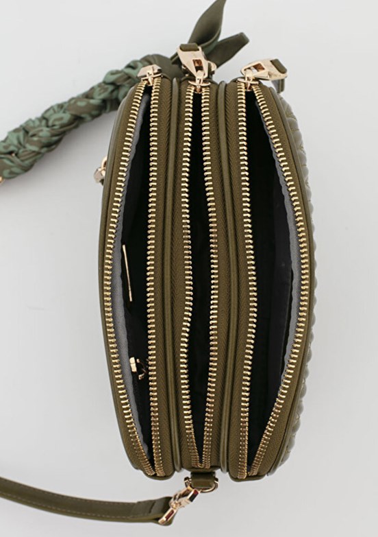 SİSLEY Haki Kadın Kol Çantası