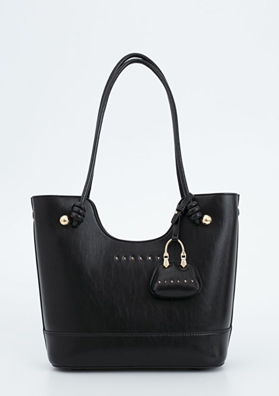 SİSLEY Siyah Kadın Kol Çantası