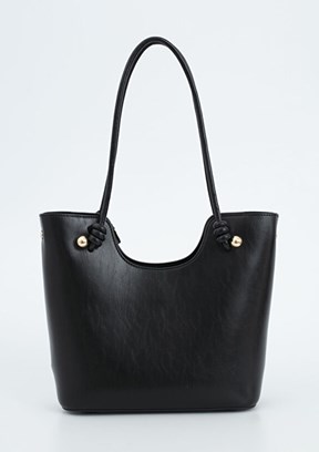 SİSLEY Siyah Kadın Kol Çantası