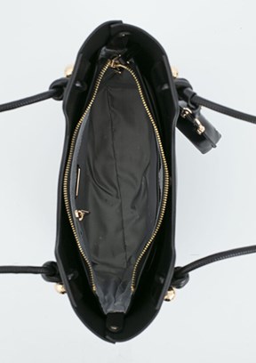 SİSLEY Siyah Kadın Kol Çantası