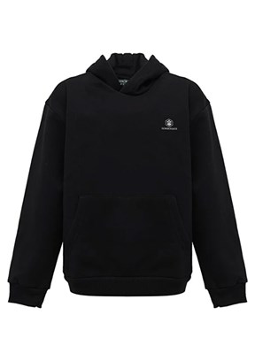 LUMBERJACK - 5W BL 17TPT97 5PR-TP - Erkek Çocuk Siyah Kapüşonlu Sweatshirt