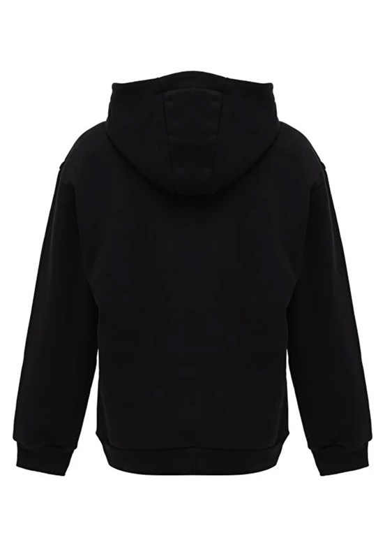 LUMBERJACK - 5W BL 17TPT97 5PR-TP - Erkek Çocuk Siyah Kapüşonlu Sweatshirt