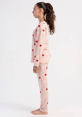 VİENETTA Kahverengi Kız Çocuk Pijama Takımı