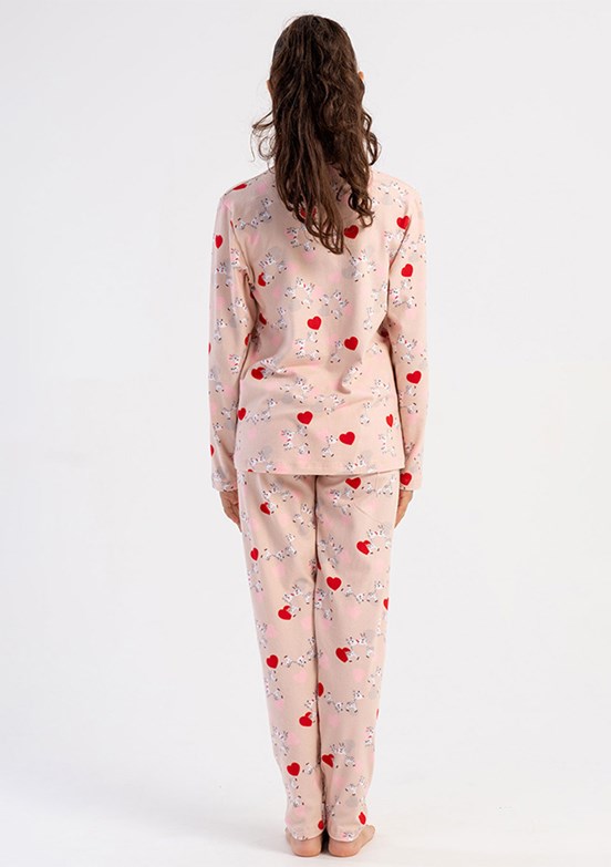 VİENETTA Kahverengi Kız Çocuk Pijama Takımı