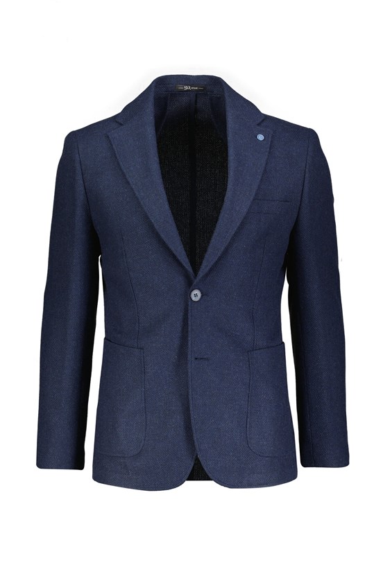 SÜVARİ - CT2021600404 Erkek Lacivert Slim Ceket