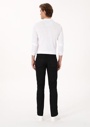 US POLO ASSN Erkek Siyah Slim Jean Pantolon