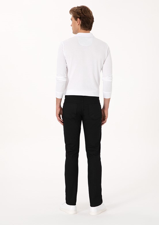 US POLO ASSN Erkek Siyah Slim Jean Pantolon