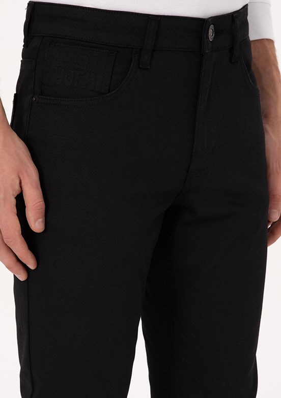 US POLO ASSN Erkek Siyah Slim Jean Pantolon