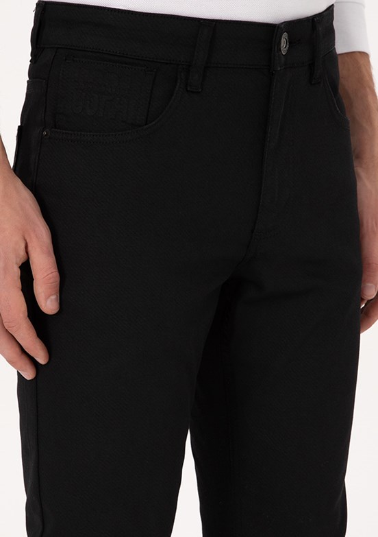 US POLO ASSN Erkek Siyah Slim Jean Pantolon