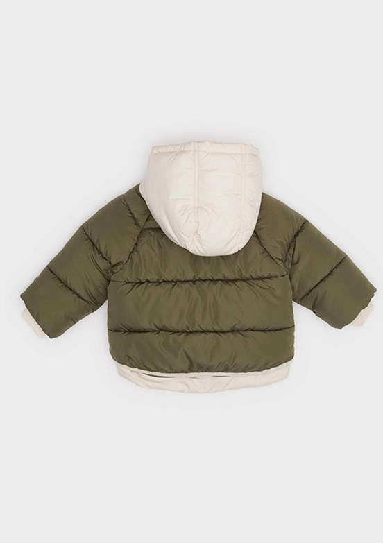 DEFACTO - C3462A5AAA Erkek Bebek Yeşil Basic Mont