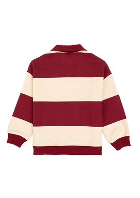 US POLO ASSN Erkek Çocuk Pembe Cropped Sweatshirt
