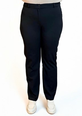 RMG - 1845 Kadın Siyah Normal Bel Pantolon