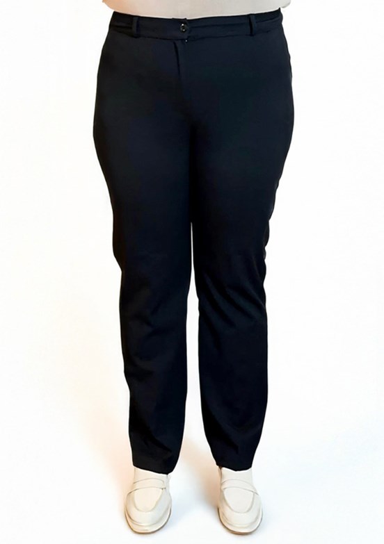 RMG - 1845 Kadın Siyah Normal Bel Pantolon