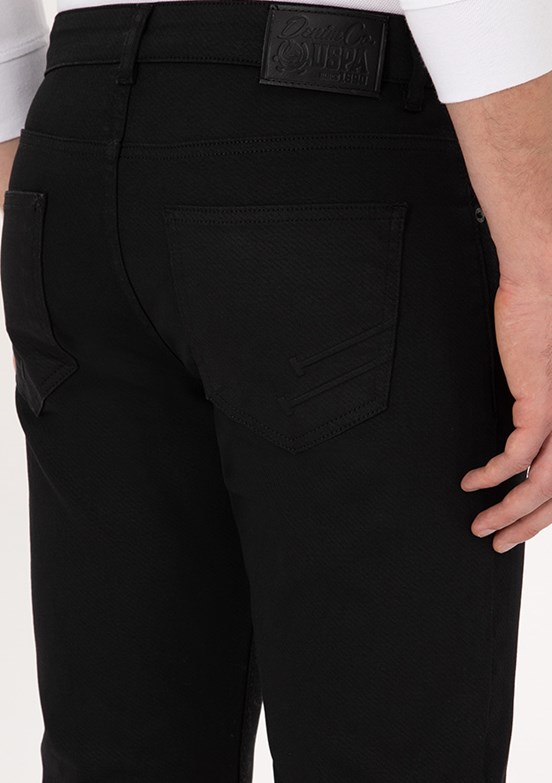 US POLO ASSN Erkek Siyah Slim Jean Pantolon