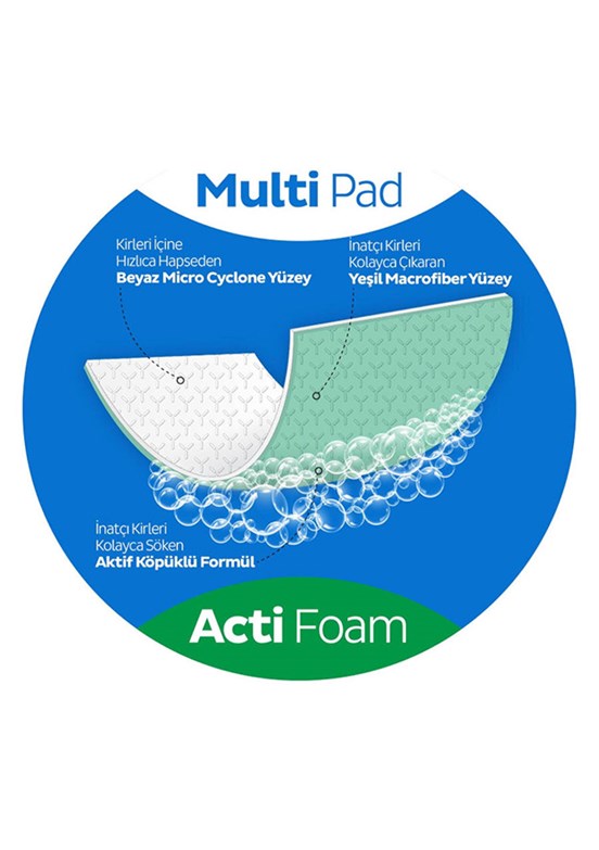 SLEEPY Easy Clean Süper Kireç Sökücü Yüzey Temizlik Havlusu&Mendili 30 Yaprak
