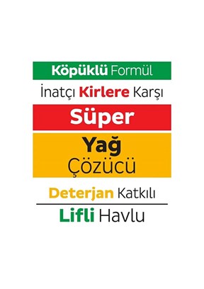 SLEEPY Easy Clean Süper Yağ Çözücü Yüzey Temizlik Havlusu&mendil 30 Yaprak
