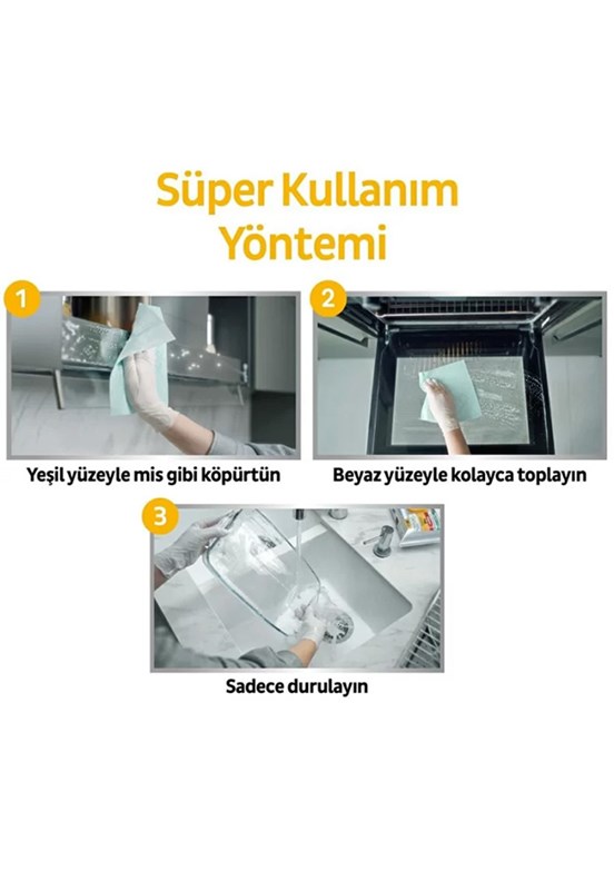 SLEEPY Easy Clean Süper Yağ Çözücü Yüzey Temizlik Havlusu&mendil 30 Yaprak