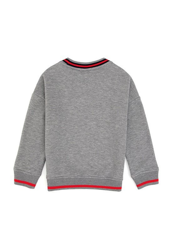 US POLO ASSN Erkek Çocuk Gri Comfort Sweatshirt