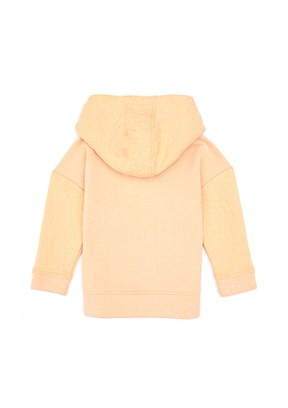 US POLO ASSN Kız Çocuk Turuncu Cropped Sweatshirt