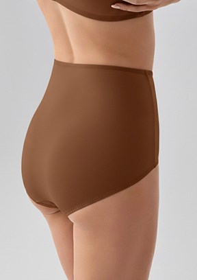 NEW BRA - 3693040000 Kadın Kahverengi Yüksel Bel Bato Külot