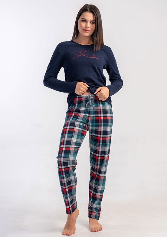 VİENETTA Lacivert Kadın Pijama Takımı