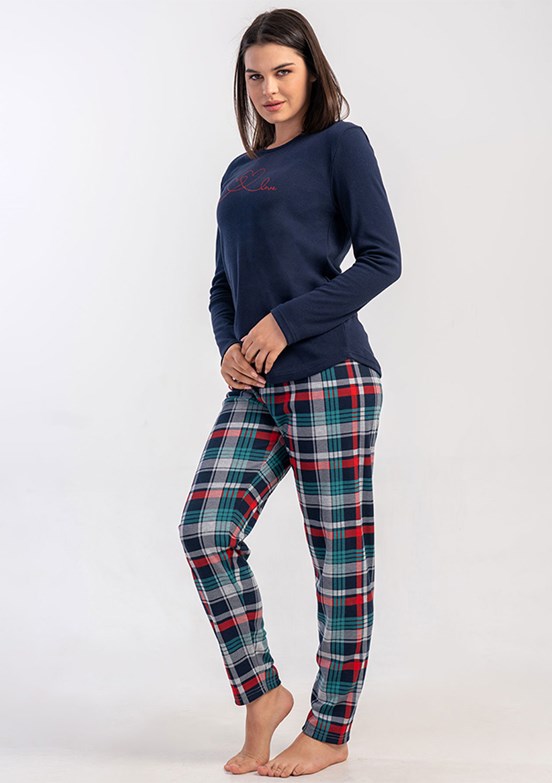 VİENETTA Lacivert Kadın Pijama Takımı