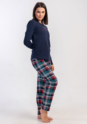 VİENETTA Lacivert Kadın Pijama Takımı