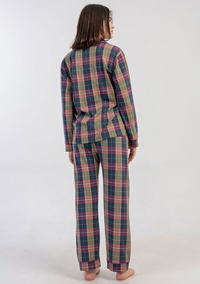 VİENETTA - 1617958949 Kadın Bej Pijama Takımı