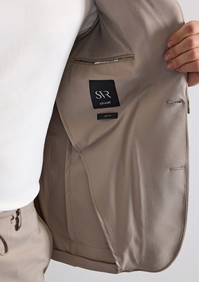 SÜVARİ - TK1006900381 Erkek Kahverengi Slim Takım Elbise