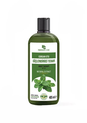 HUNCA CARE Isırgan Otlu Bitkisel Şampuan Saçların Parlak Görünmesine Yardımcı 485 ML