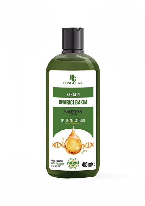 HUNCA CARE Keratin Şampuan Besleyici Ve Onarıcı 485 ML