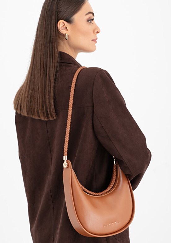 SiSLEY - SLY_294 Kadın Kahverengi Kol Çantası