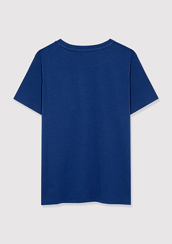 MAVİ - M6633270722 Erkek Çocuk Çok Renkli Baskılı T-Shirt