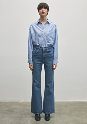 MAVİ LOS ANGELES - M1010349-86463 Kadın Çok Renkli Yüksek Bel Jean Pantolon