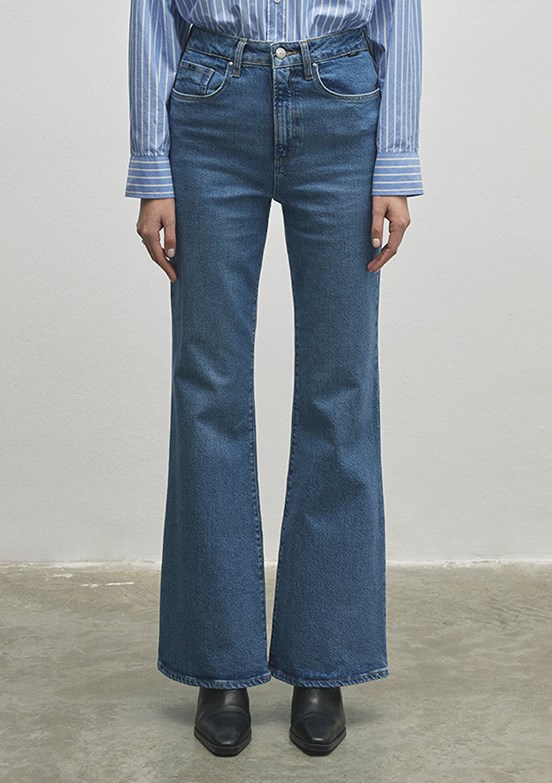 MAVİ LOS ANGELES - M1010349-86463 Kadın Çok Renkli Yüksek Bel Jean Pantolon