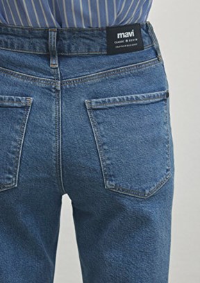 MAVİ LOS ANGELES - M1010349-86463 Kadın Çok Renkli Yüksek Bel Jean Pantolon