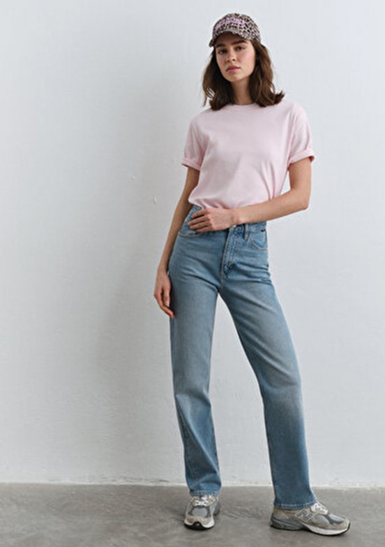 MAVİ SKY - M1010627-87795 Kadın Çok Renkli Straight Jean Pantolon
