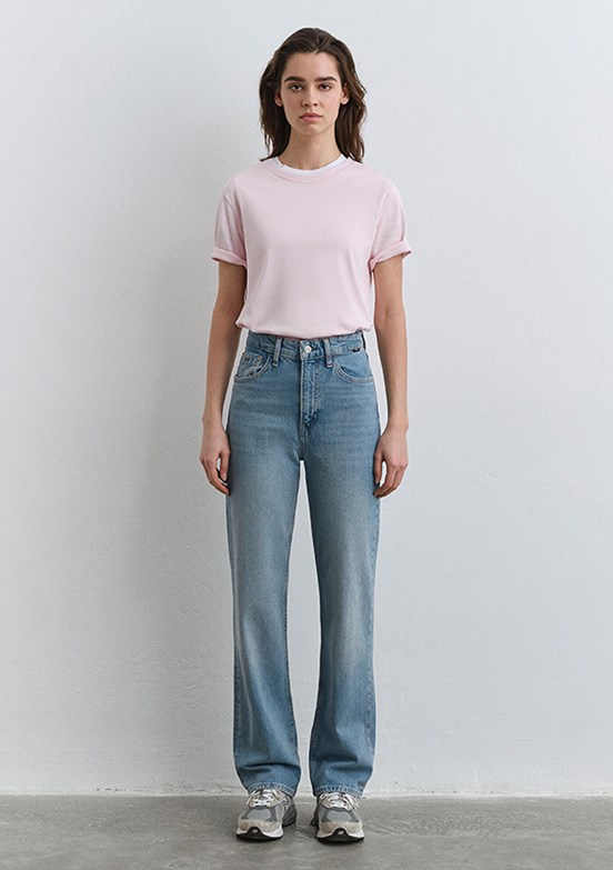 MAVİ SKY - M1010627-87795 Kadın Çok Renkli Straight Jean Pantolon