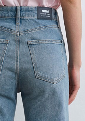 MAVİ SKY - M1010627-87795 Kadın Çok Renkli Straight Jean Pantolon