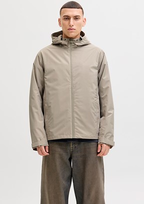 JACK&JONES JJEFLYNN FUNCTIONA - 12278842 Erkek Çok Renkli Fermuarlı Kapşonlu Mont