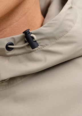 JACK&JONES JJEFLYNN FUNCTIONA - 12278842 Erkek Çok Renkli Fermuarlı Kapşonlu Mont